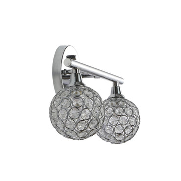 Maeve Iron/Glass Contemporary Glam LED Vanity Light - JONATHAN Y